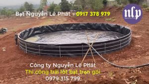 Bạt Lót Ao Hồ Chứa Nước Nuôi Cá Tôm tại Vĩnh Long