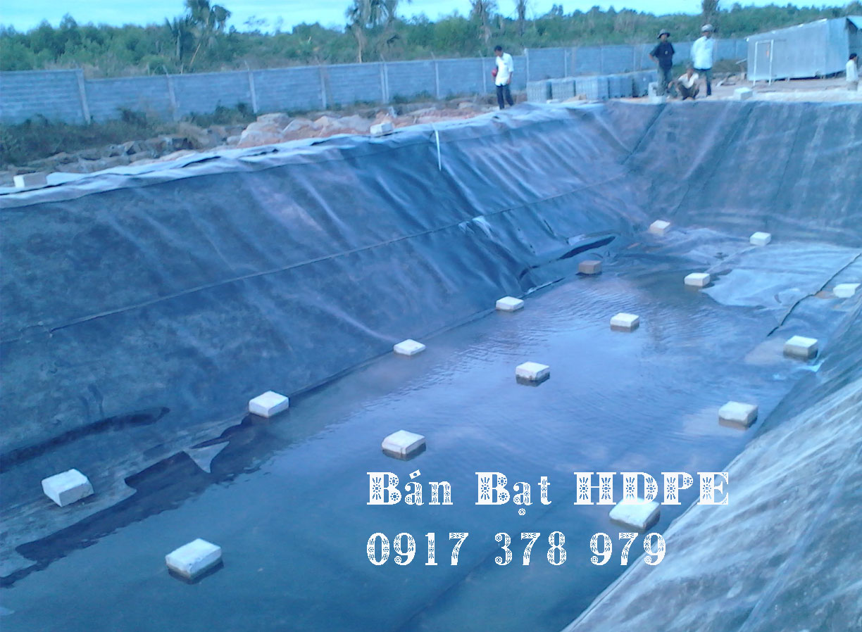 Bạt Lót Ao Hồ Nuôi Tôm Cá Tại Cần Giờ, Cần Giuộc TPHCM, Bạt HDPE Giá Rẻ Máy Hàn Bạt HDPE Hồ Tôm, báo giá máy hàn bạt hdpe tphcm