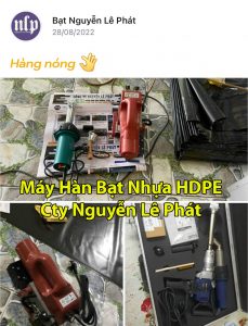 Máy hàn bạt nhựa HDPE
