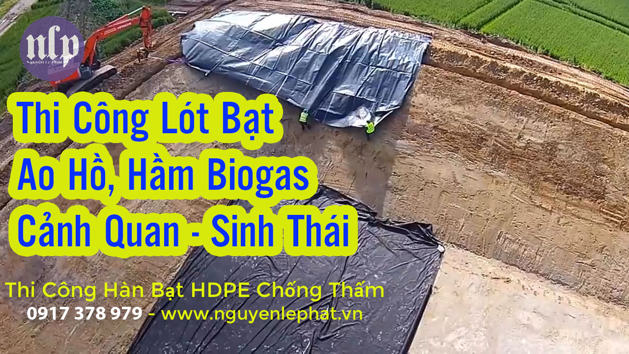 Bạt lót hầm biogas