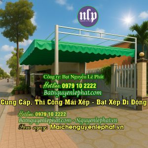🌤 Mái Bạt Xếp – Báo Giá Thi Công Mái Bạt Kéo Ngoài Trời Giá Rẻ 2025