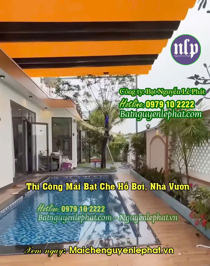 Báo giá mái bạt xếp di động