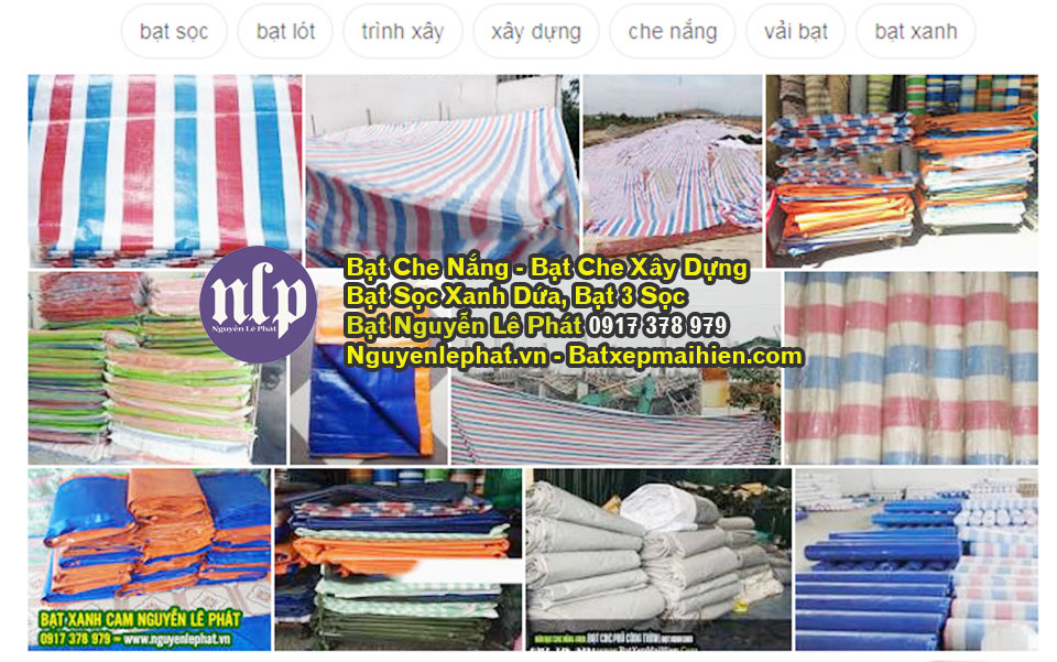 Bạt che phủ xây dựng Bình Dương Giá Rẻ, Bạt 3 sọc che công trình