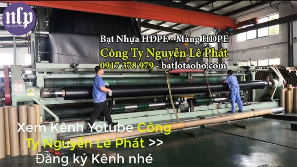 Màng Bạt Nhựa HDPE Lót Ao Hồ 0,75mm, 1mm, 1.5mm, 2mm