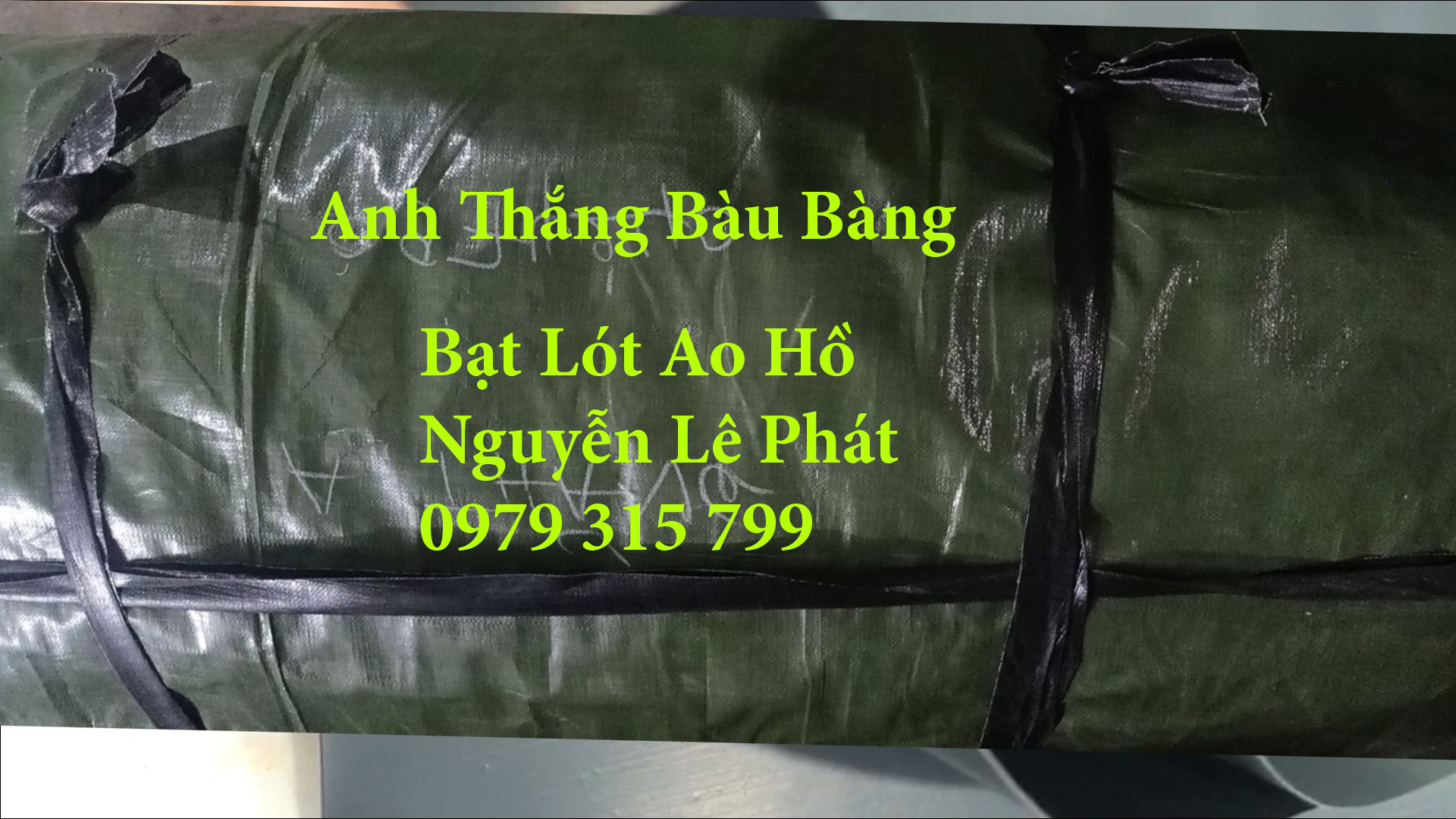 Bạt nhựa HDPe lót ao hồ nuôi cá bàu Bàng Bạt nhựa HDPe lót ao hồ nuôi cá bàu Bàng