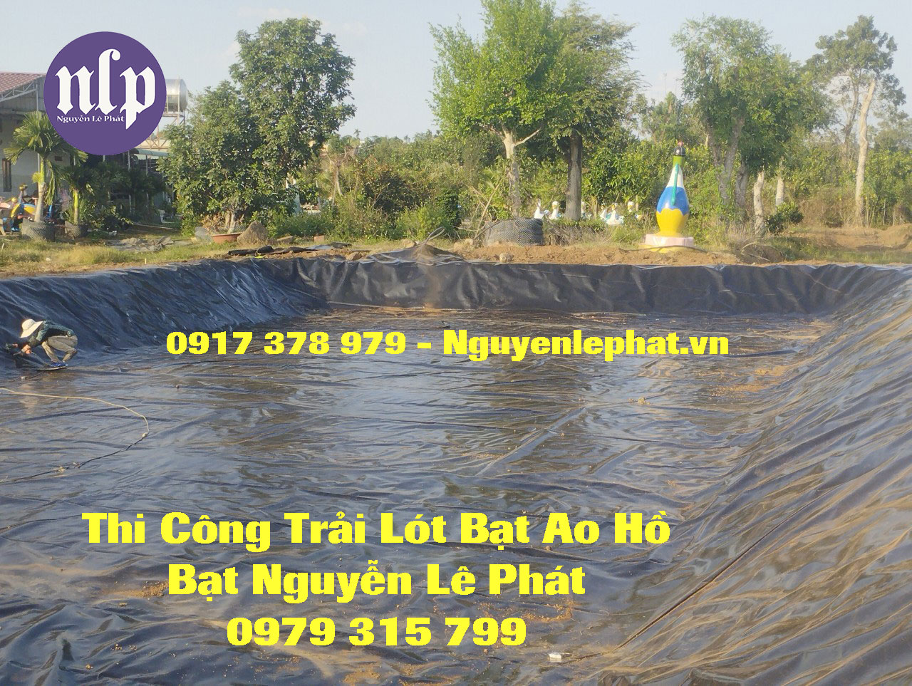 Bạt Lót Ao Chứa Nước Tưới Cây Rau Quả, Bạt Lót Hồ Chứa Nước Tưới Cây HDPE