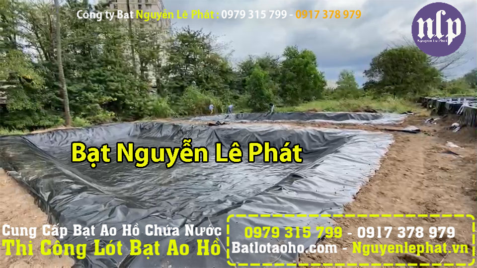 Bạt lót hồ chứa nước tại Kiên Giang