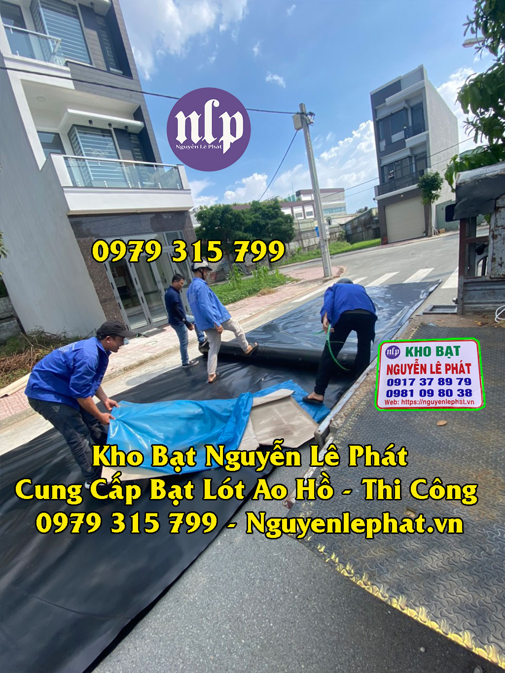 Bạt lót hồ chứa nước Bình Thuận