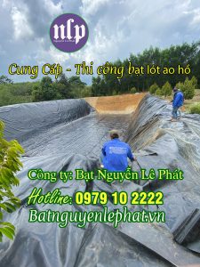Bán Bạt Lót Ao Hồ Nuôi TÔm, Nuôi Cá Bạt HDPE CHống Thấm CHứa Nước Bình Phước