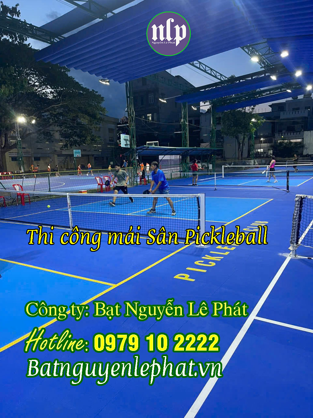 Các Loại Mái Che Phổ Biến Cho Sân Pickleball, Tennis Và Cầu Long