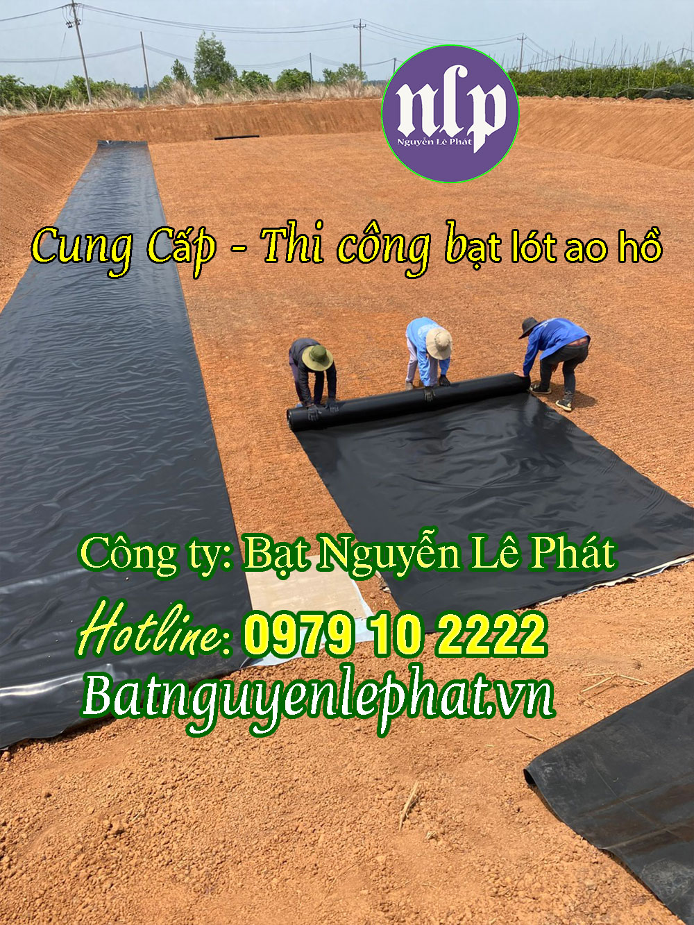 Bạt lót hồ HDPE Vĩnh Long