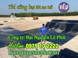 Bạt lót hồ tại Vĩnh Phúc