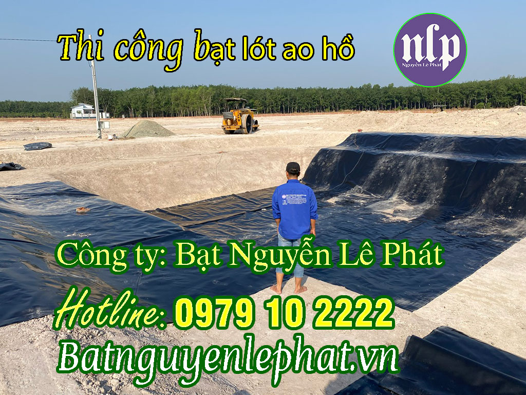 Hình Ảnh Thi Công Bạt Lót Ao Nuôi Cá HDPE Tại Ninh Bình