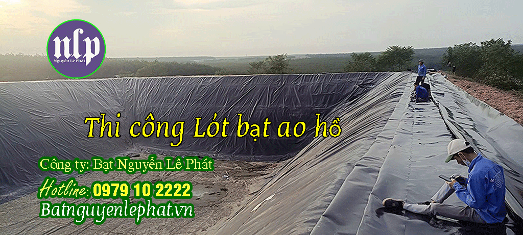 Bạt lót hồ chứa nước HDPE 0,5mm Vĩnh Long