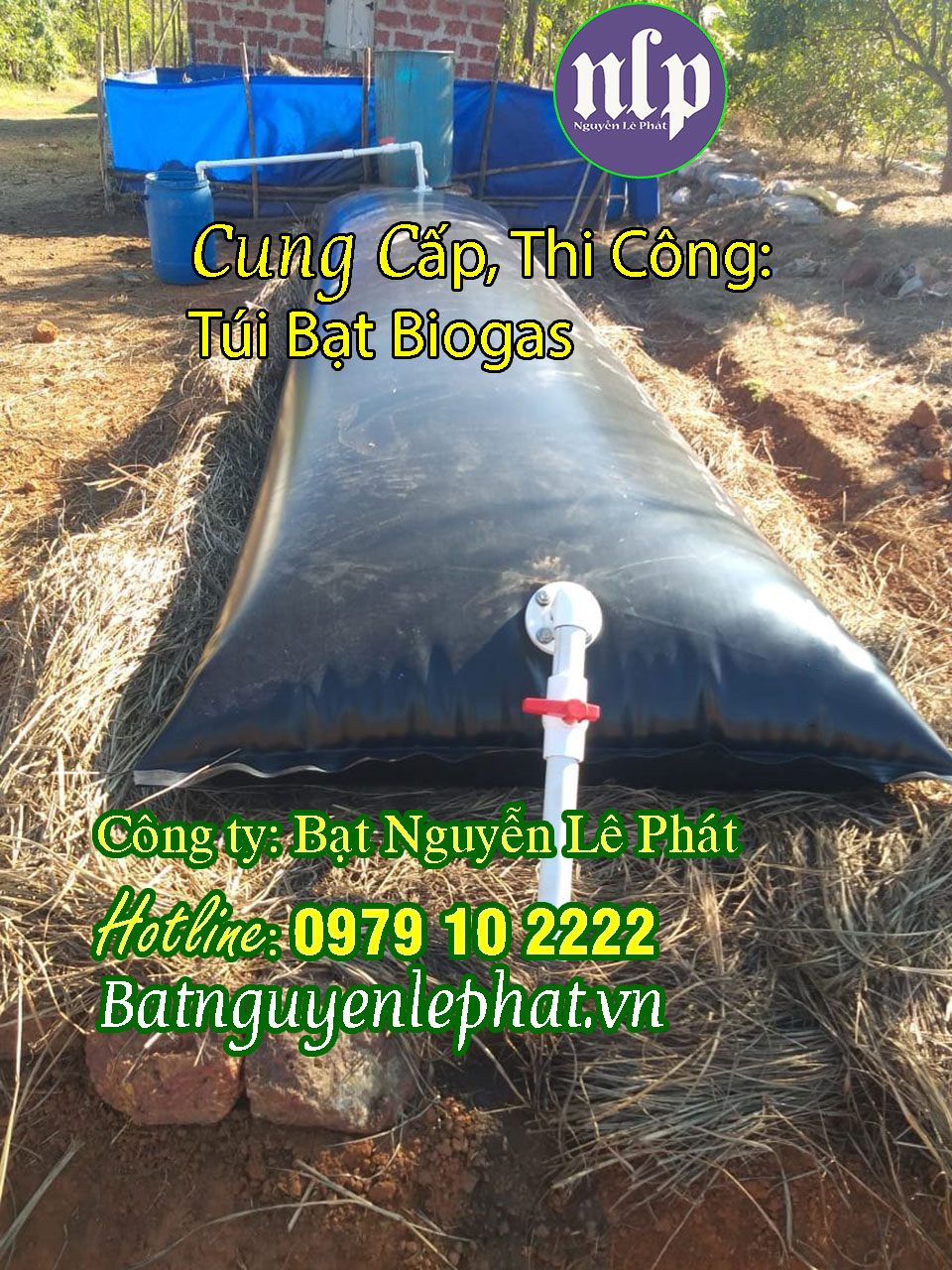 Thi Công Túi biogas Xử Lý Chất Thải Nuôi Heo, Gà Vịt tại Hải Phòng Thi Công Túi biogas Xử Lý Chất Thải Nuôi Heo, Gà Vịt tại Hải Phòng
