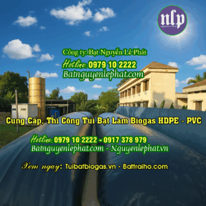 Túi Biogas tại Hậu Trang Chăn Nuôi