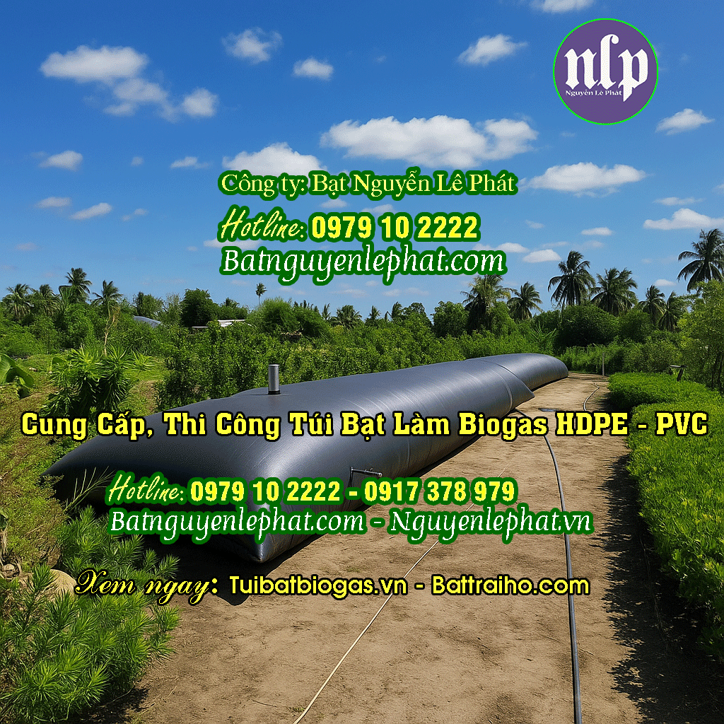 Túi biogas hdpe Túi biogas hdpe