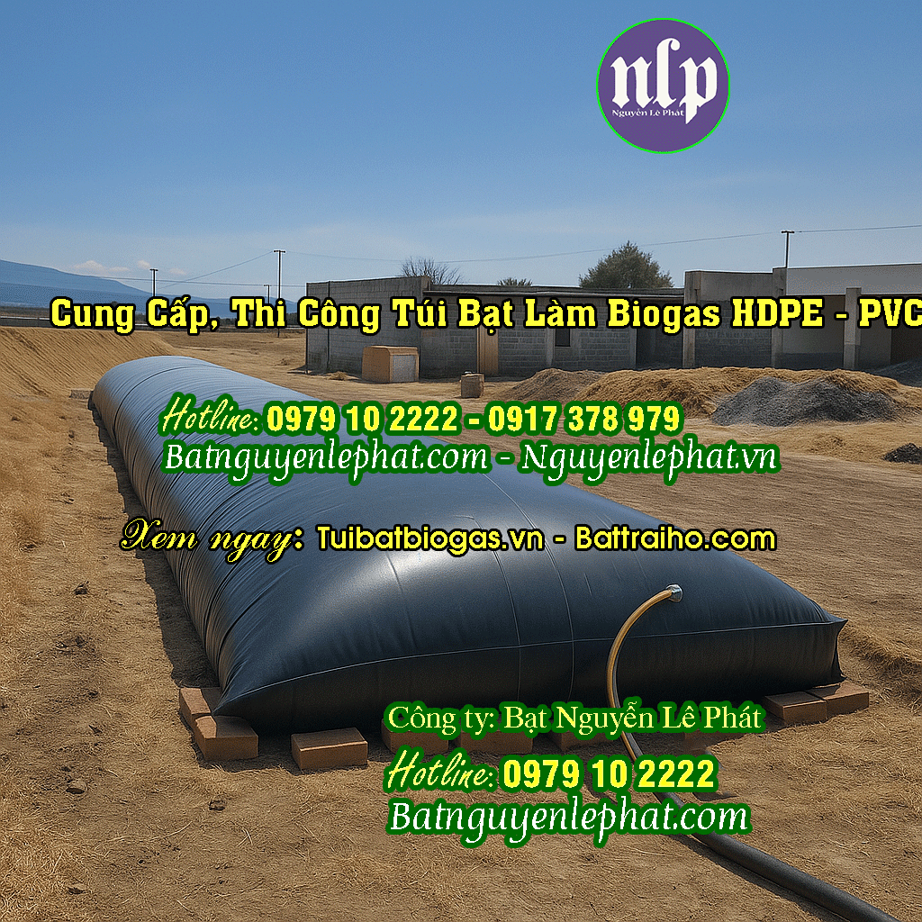 Cung cấp Túi bạt biogas thái bình Cung cấp Túi bạt biogas thái bình