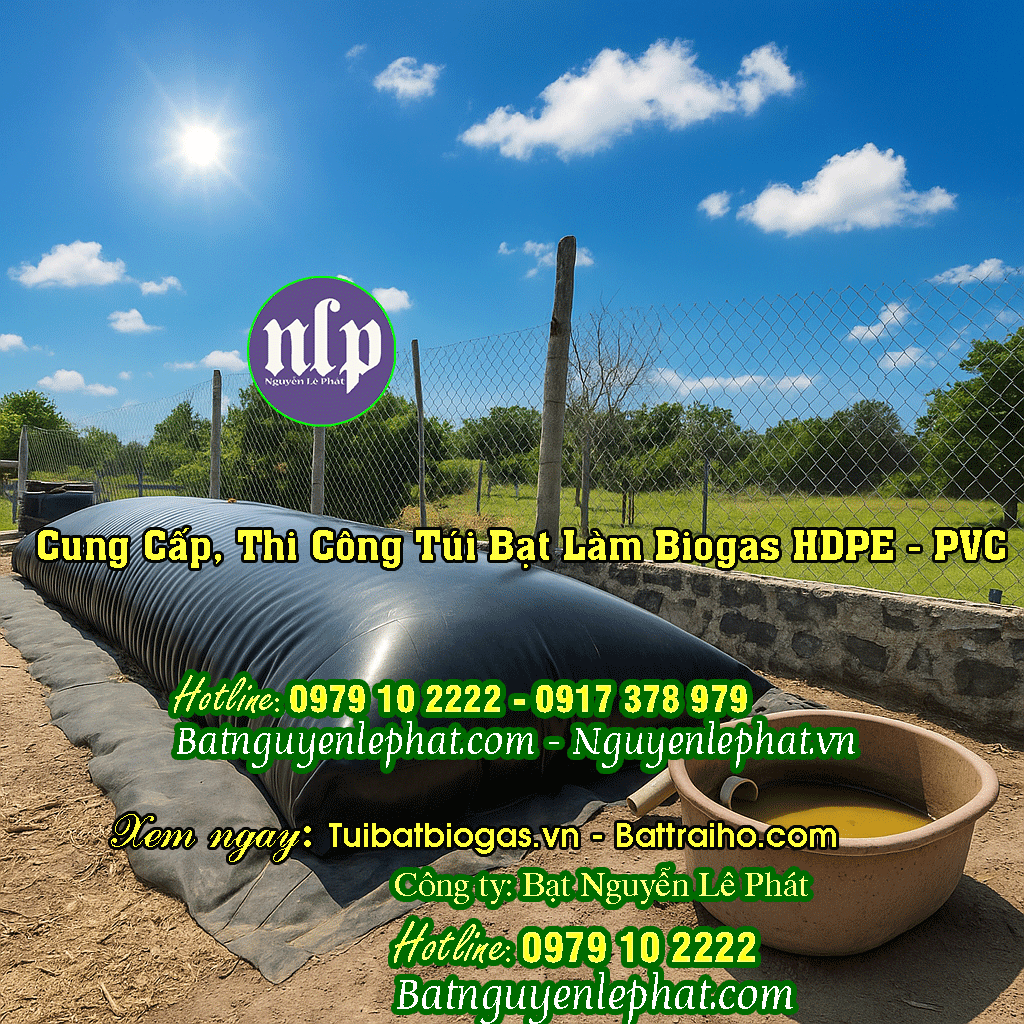 Thi công túi bạt biogas tại Hòa Bình Thi công túi bạt biogas tại Hòa Bình