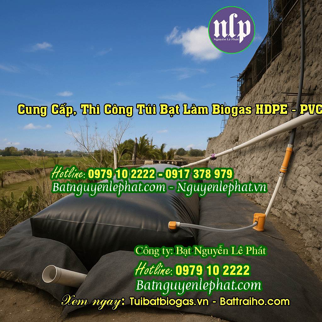 Túi Biogas HDPE Bình Dương Túi Biogas HDPE Bình Dương