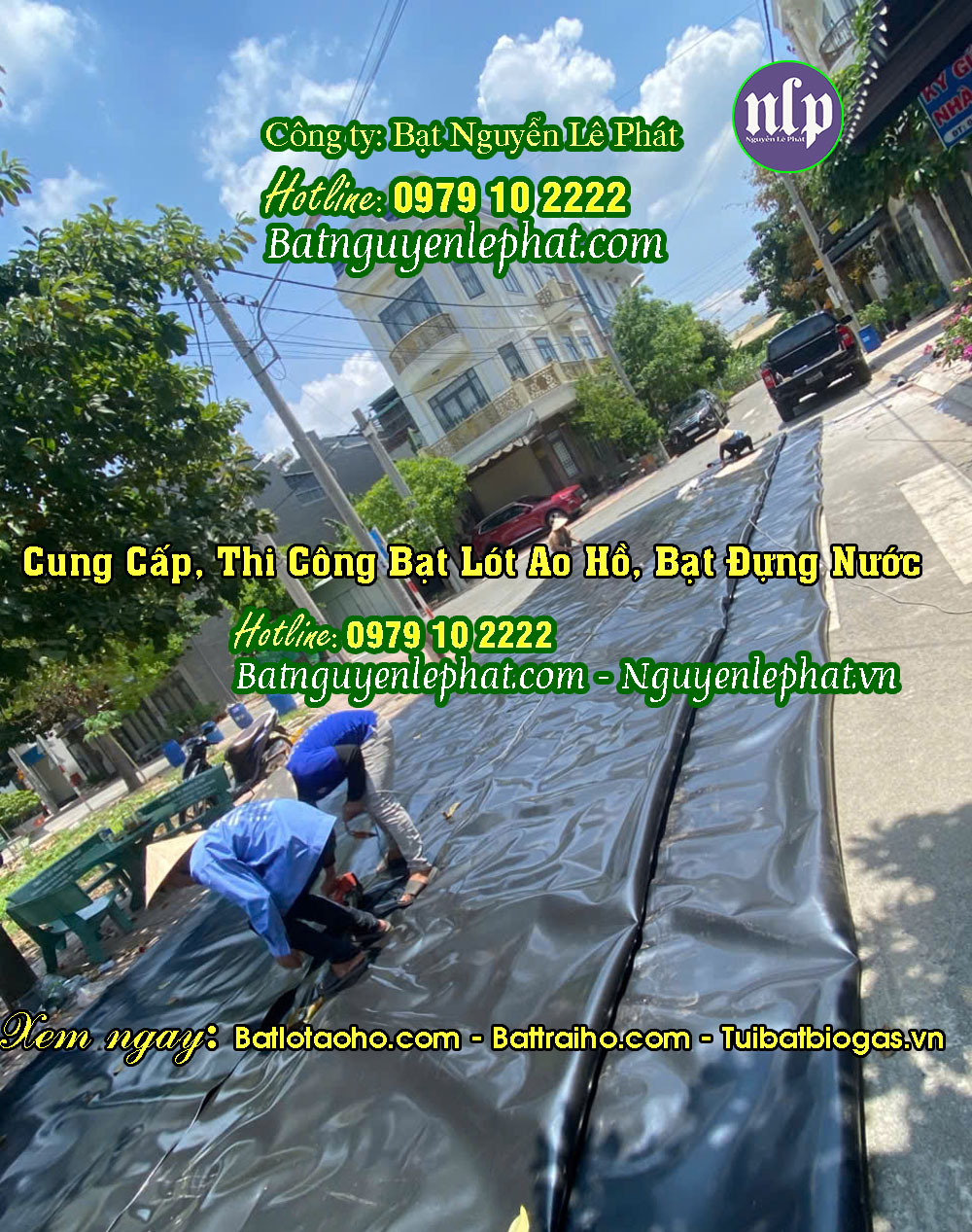 Bạt Lót Ao Hồ HDPE Tại Đức Liễu Bạt Lót Ao Hồ HDPE Tại Đức Liễu