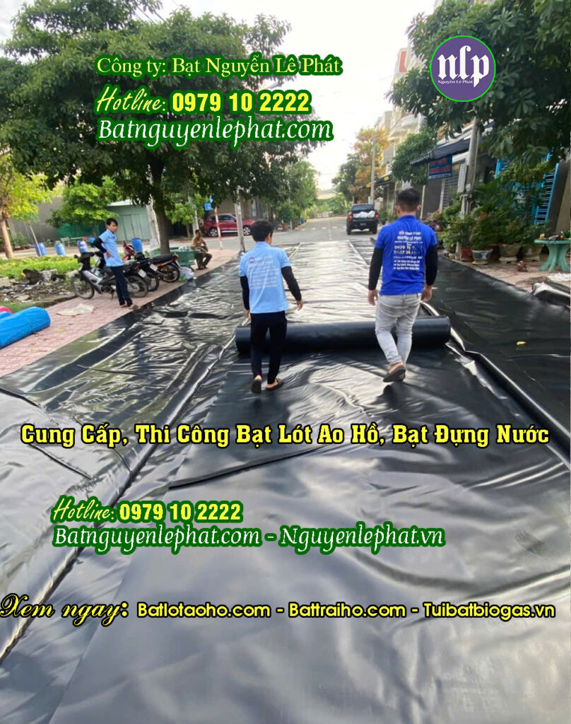 Bạt Nhựa HDPE Lót Ao Hồ Tại Phan Rang