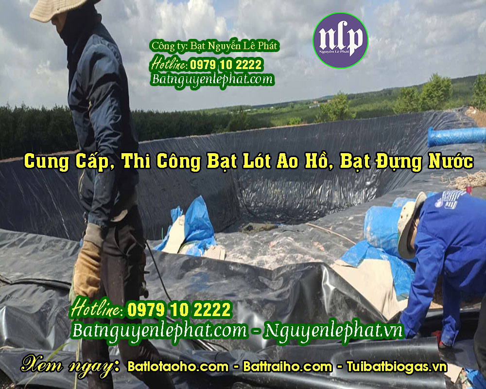 Bạt Lót Ao Hồ HDPE Tại Đức Liễu Bạt Lót Ao Hồ HDPE Tại Đức Liễu
