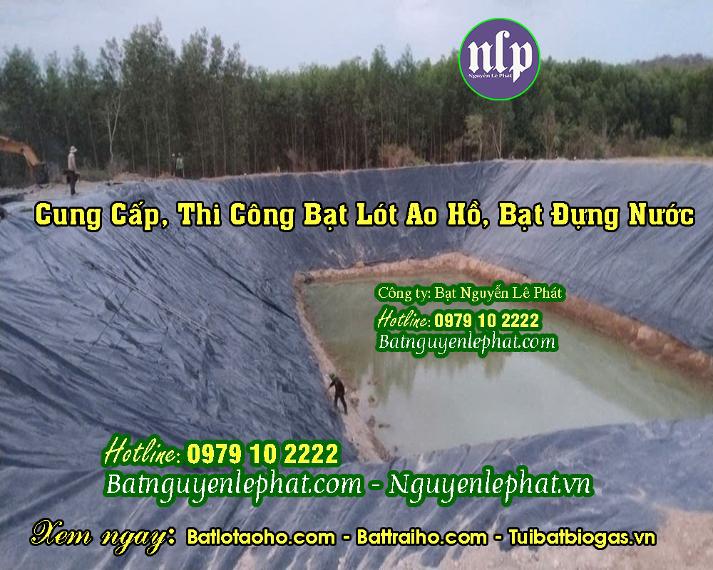 Bạt lót hồ chứa nước HDPE Bạt lót hồ chứa nước HDPE