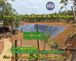 Bạt Chứa Đựng Nước Tưới Cây Tại Hớn Quản