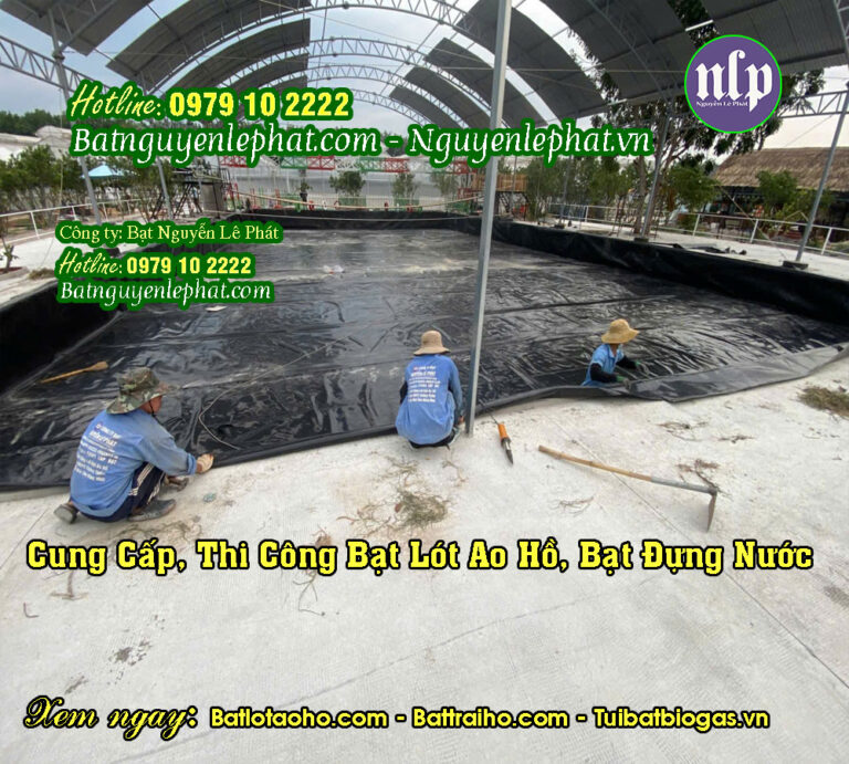 Báo Giá Bạt Lót Ao Hồ Chứa Nước Nuôi Cá Tôm Tiền Giang