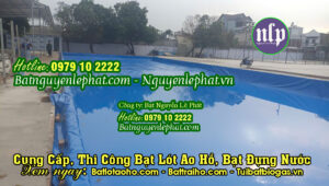 Bạt Lót Làm Hồ Bơi Khu Vui Chơi Giải Trí Trẻ Em tại Chơn Thành - Bình Phước