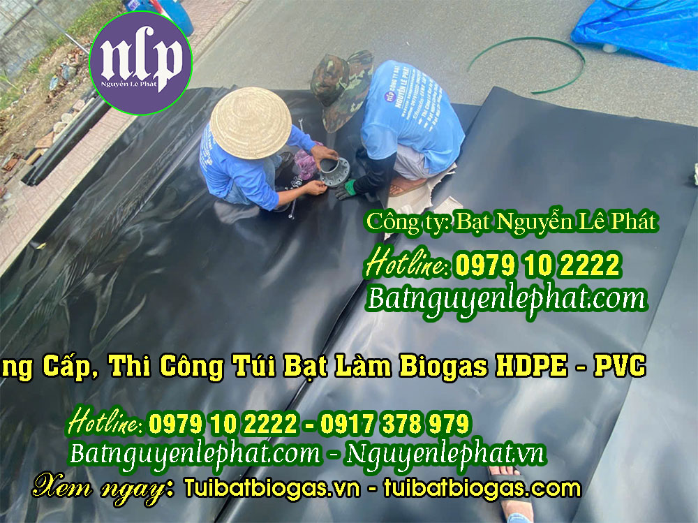 Túi bạt biogas Túi bạt biogas