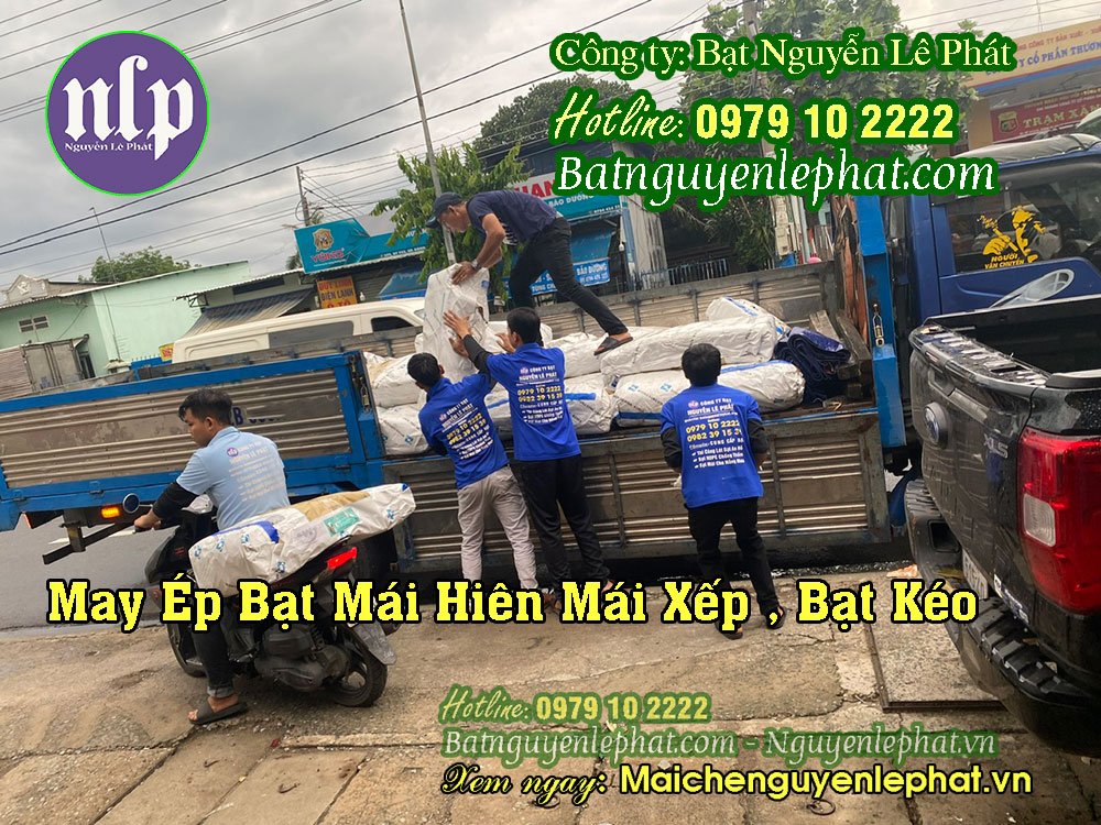 May bạt mái xếp lượn sóng May bạt mái xếp lượn sóng